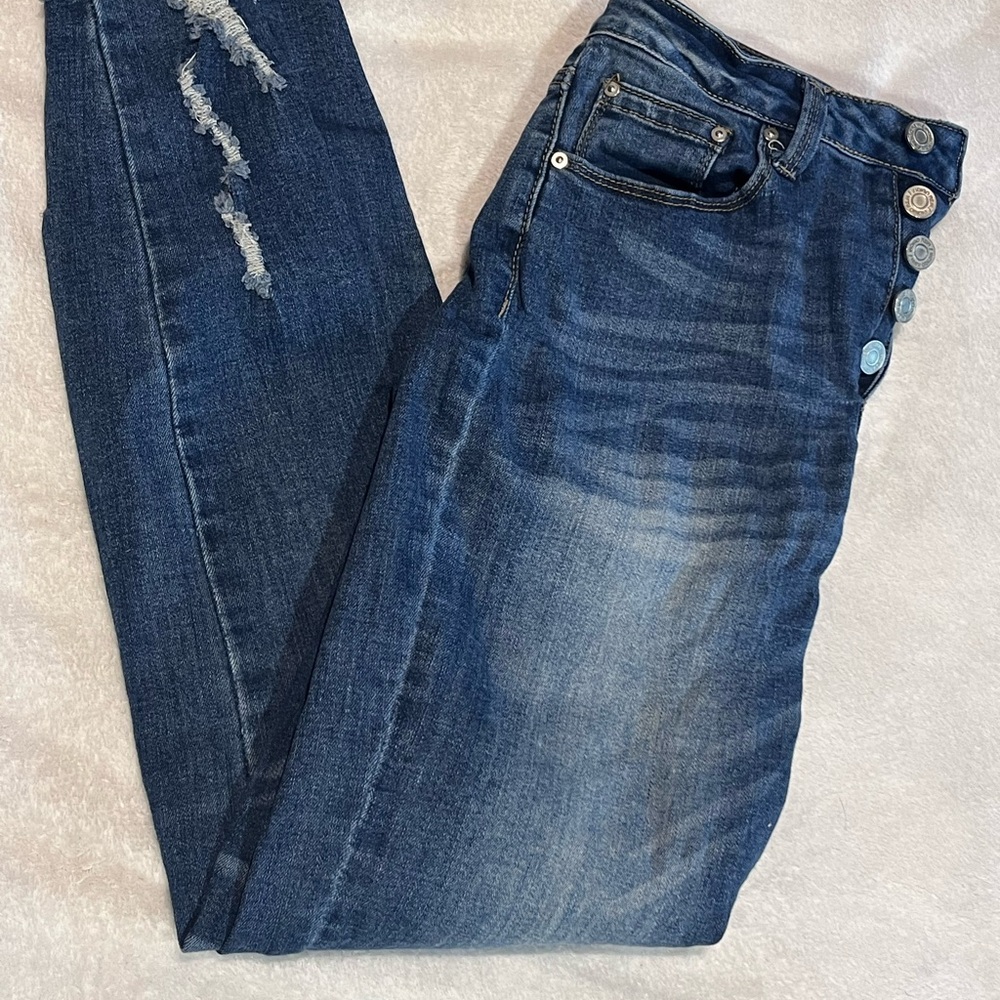 Indigo Rein Dark Blue Skinny Jeans